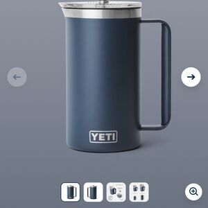 YETI Navy Stainless Steel Coffee Press